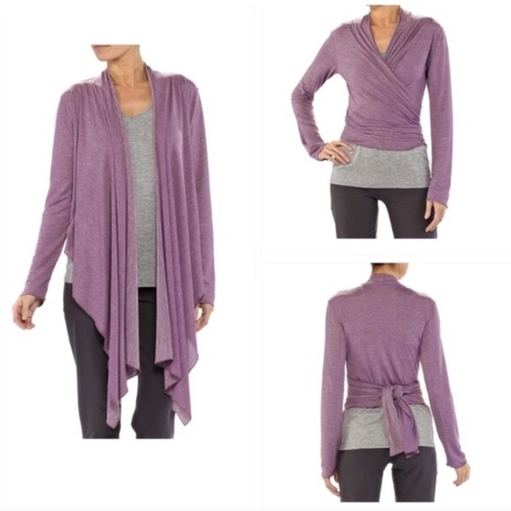 Patagonia women’s ‘Glorya Wrap Shawl’ purple Sz L